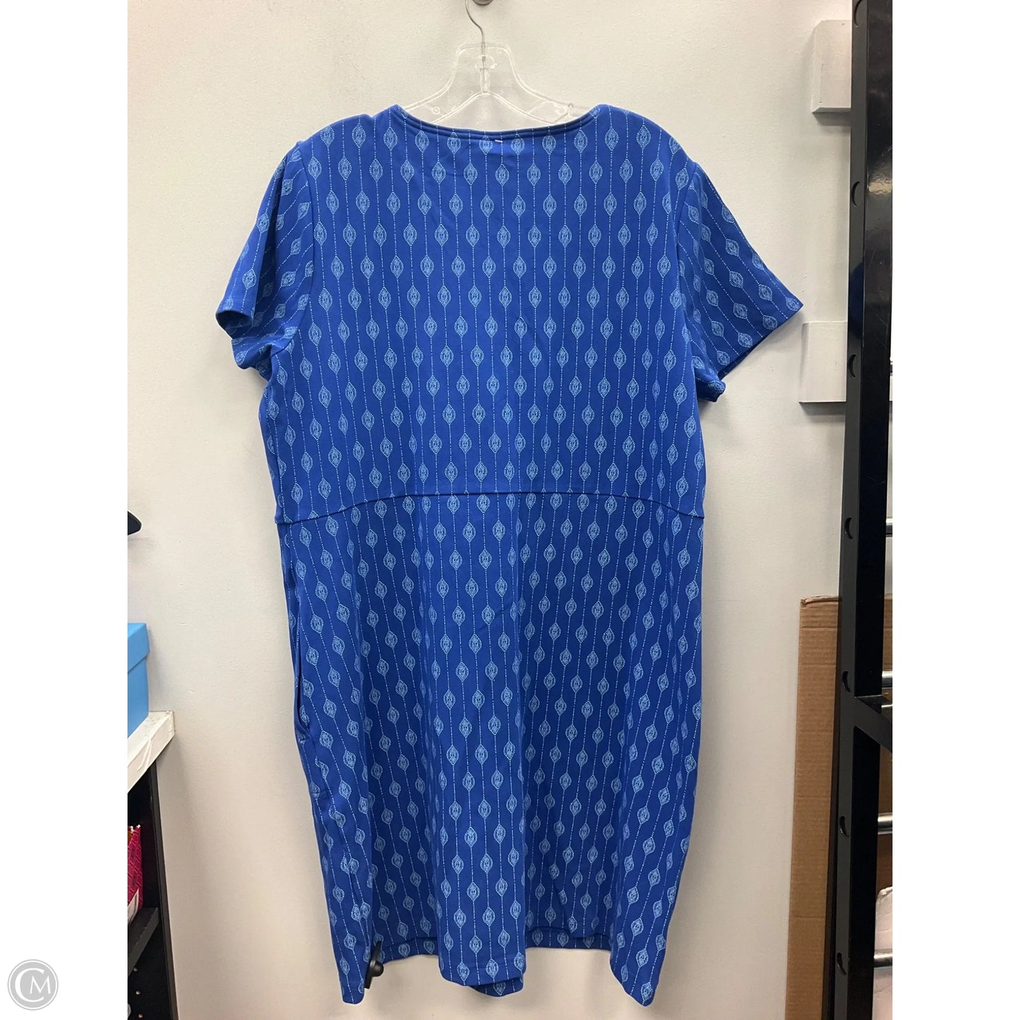 Dress Casual Midi By Duluth Trading In Blue, Size: Xl