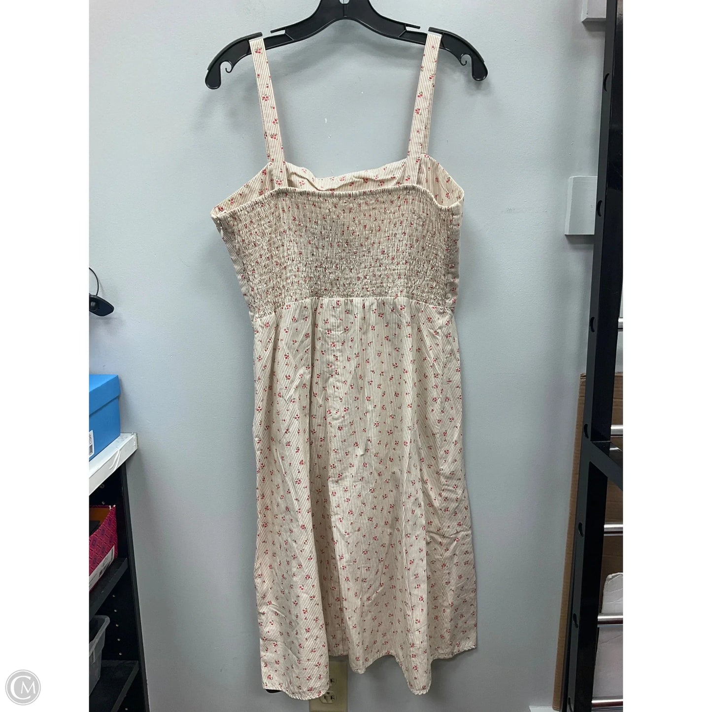 Dress Casual Short By Giani Bernini In Pink & Tan, Size: Xl