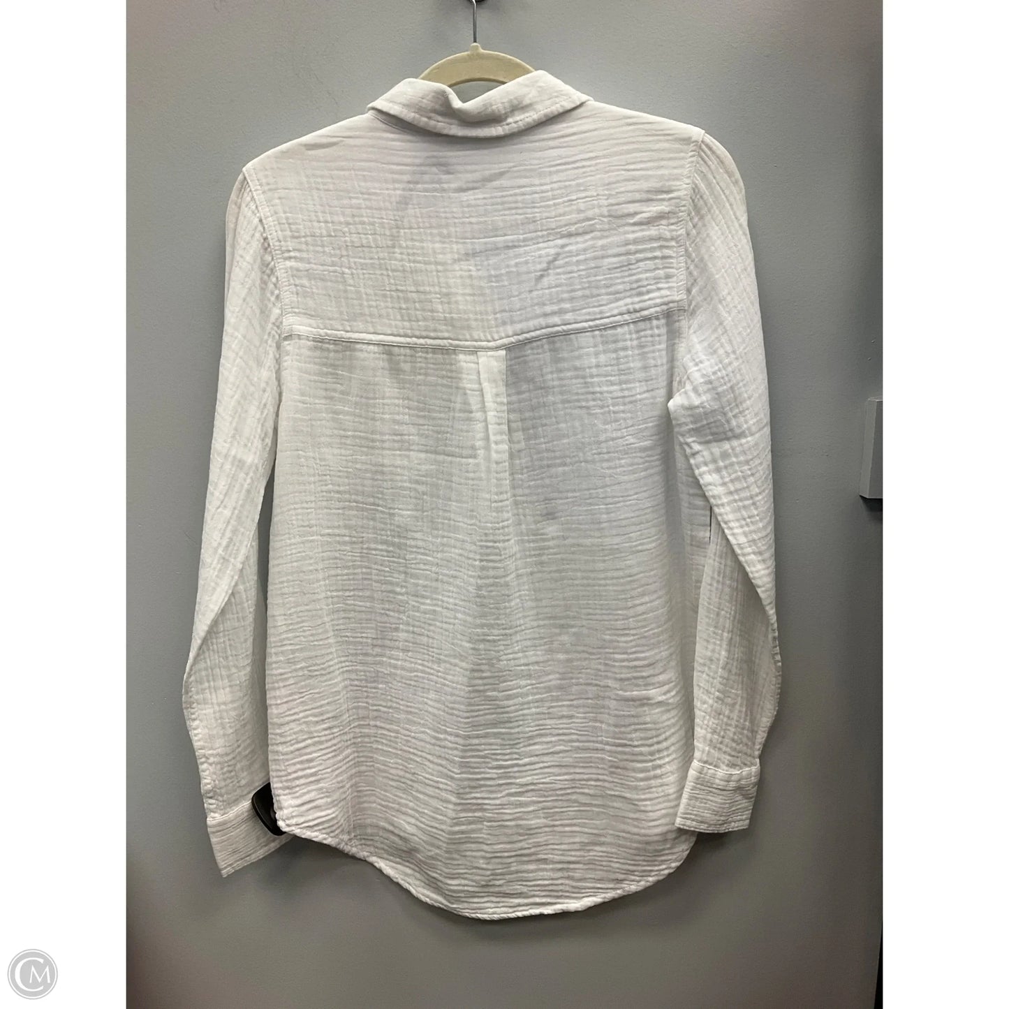 Top Long Sleeve By Beachlunchlounge In White, Size: Xs