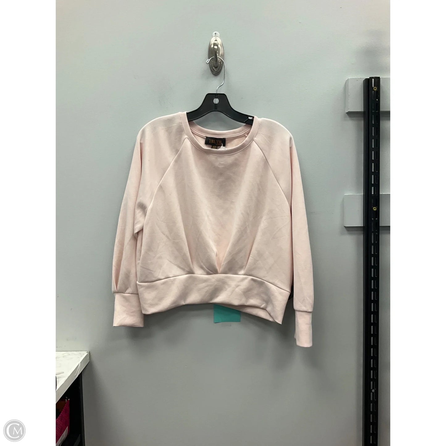 Top Long Sleeve By Truth In Pink, Size: M