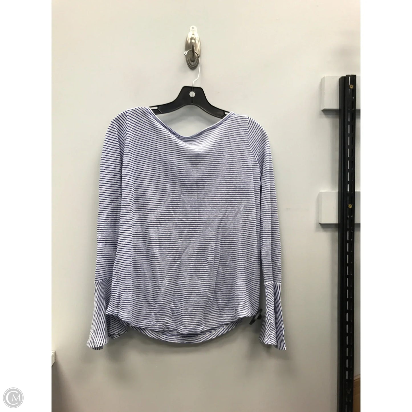 Top Long Sleeve By Lauren By Ralph Lauren In Blue, Size: S