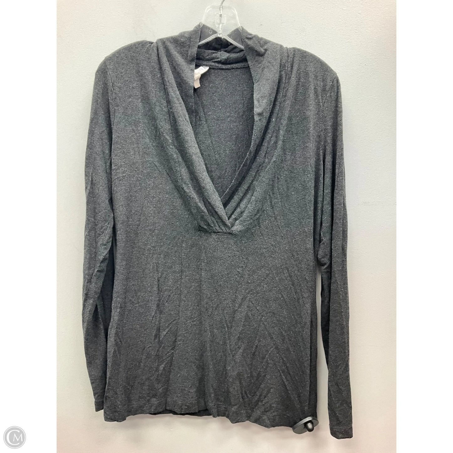 Top Long Sleeve By Banana Republic In Grey, Size: S