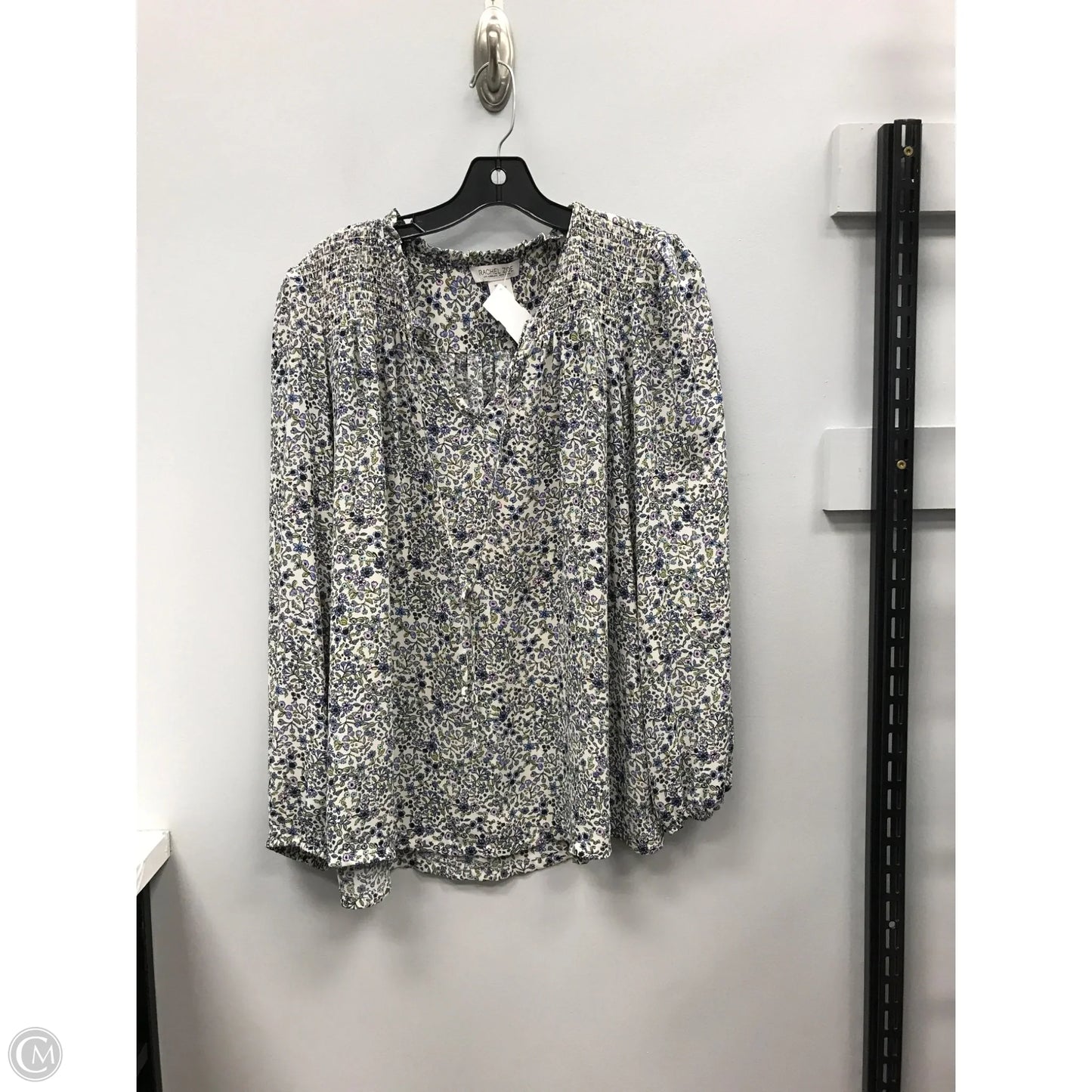 Top Long Sleeve By Rachel Zoe In Floral Print, Size: Xl