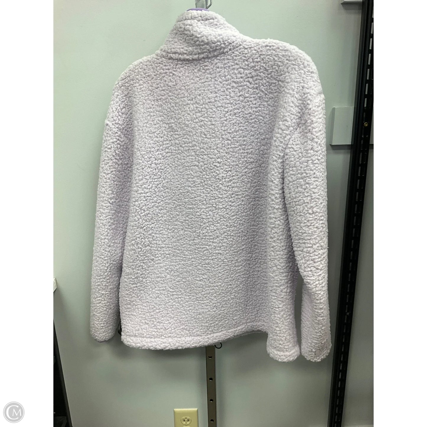 Jacket Fleece By Pink In Purple, Size: S