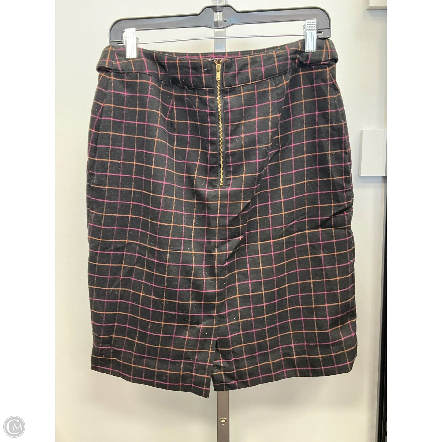 Skirt Mini & Short By Merona In Checkered Pattern, Size: 8