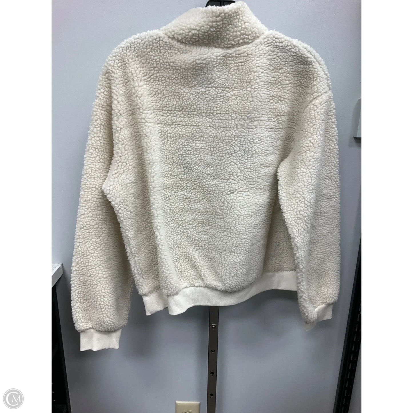 Sweatshirt Collar By Divided In Cream, Size: S
