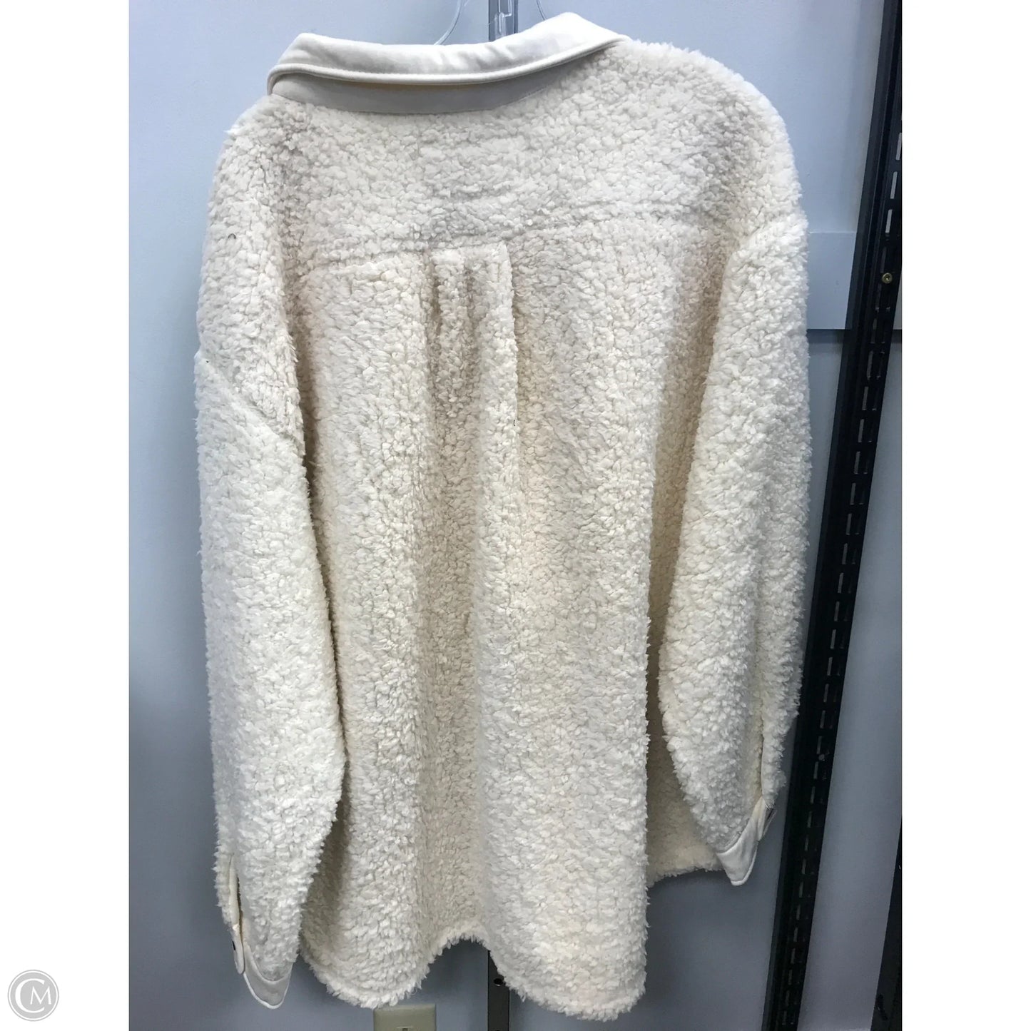 Jacket Fleece By The Sweatshirt Project In Cream, Size: 3x