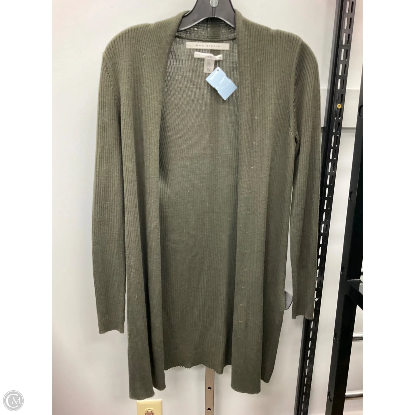 Sweater Cardigan By Max Studio In Green, Size: S