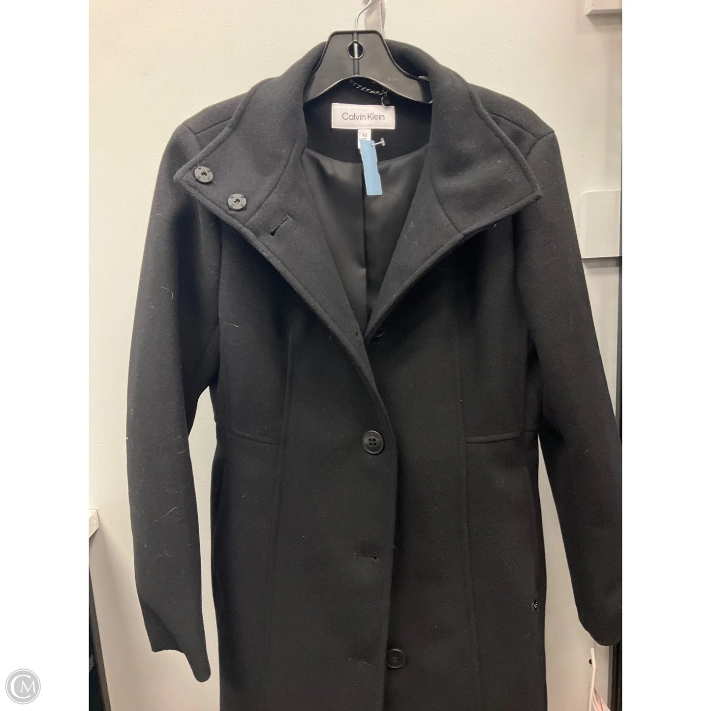 Coat Other By Calvin Klein In Black, Size: Xs
