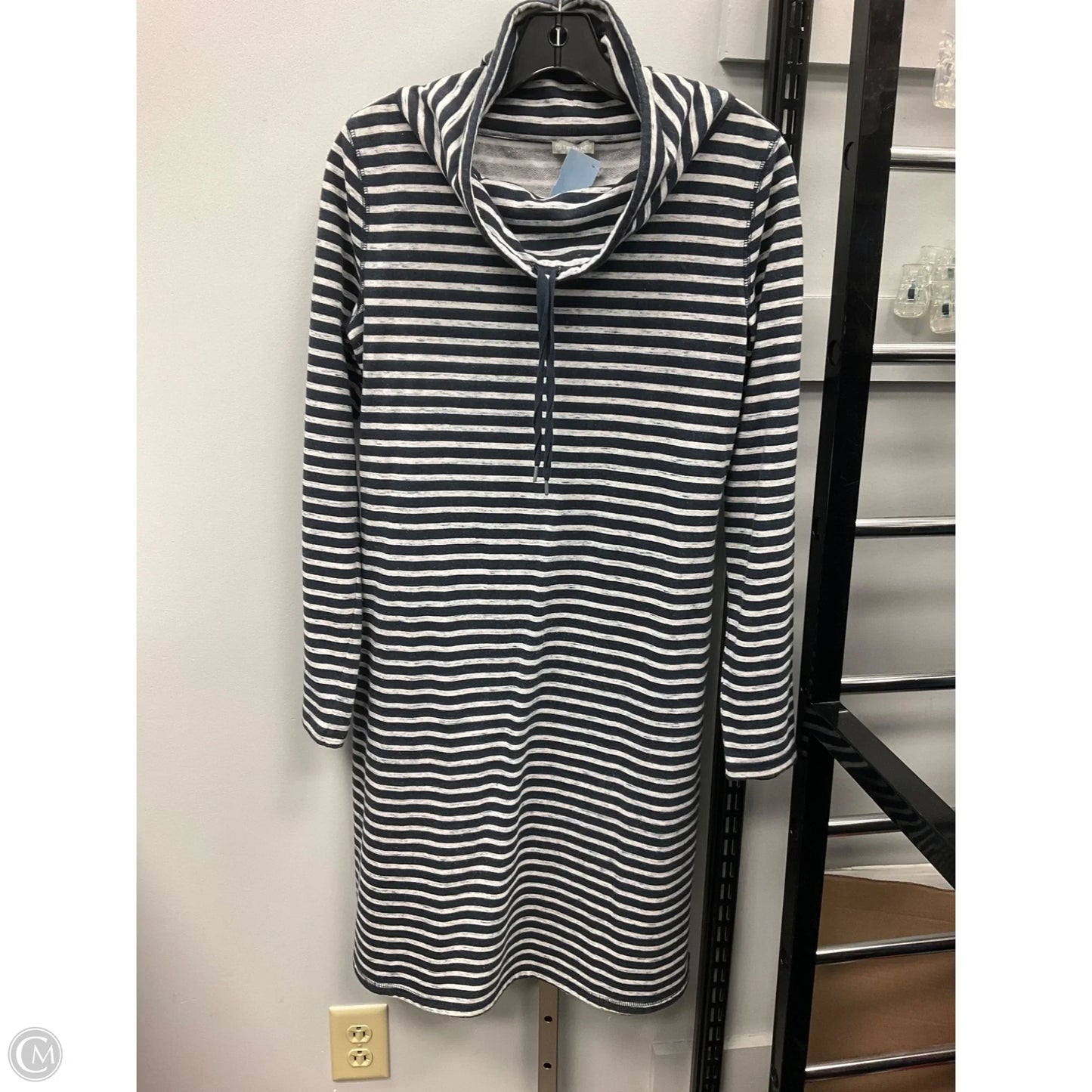 Dress Sweater By Talbots In Striped Pattern, Size: S