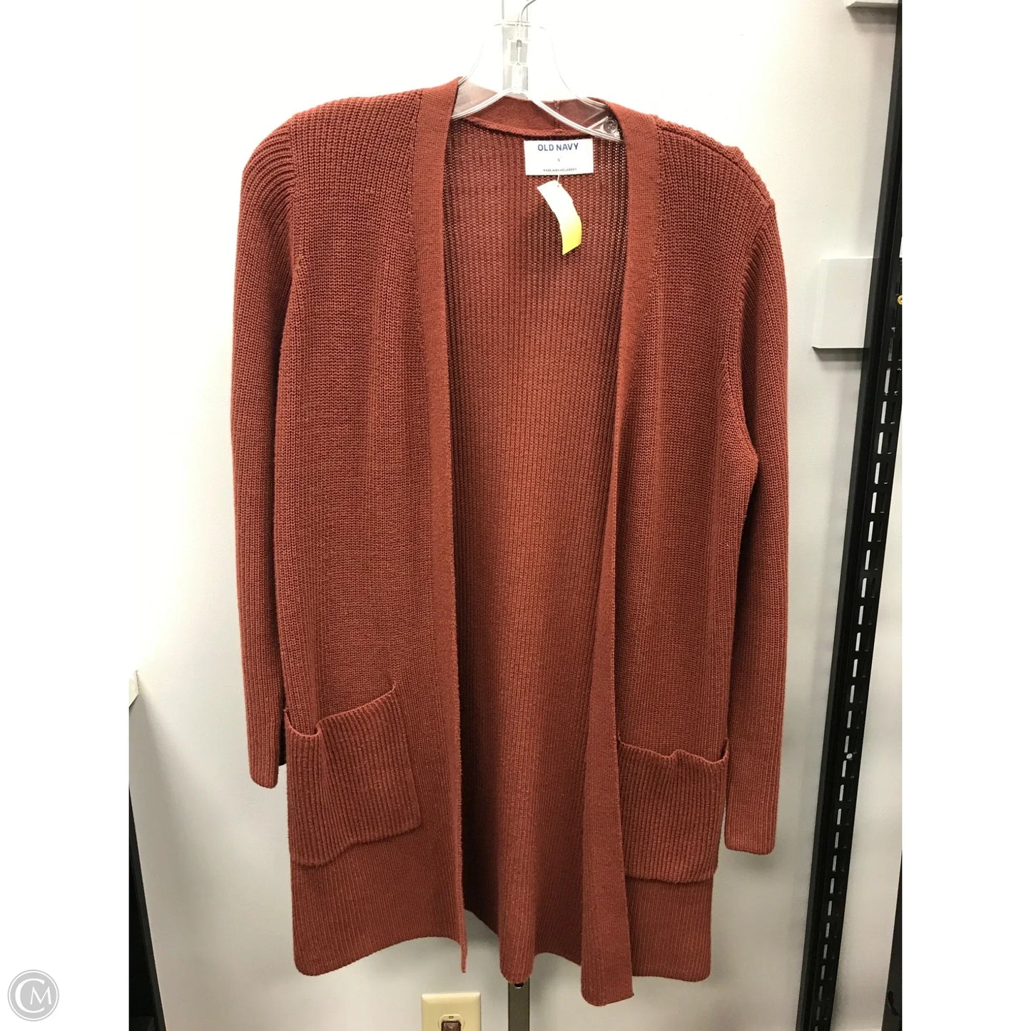 Sweater Cardigan By Old Navy In Copper, Size: S