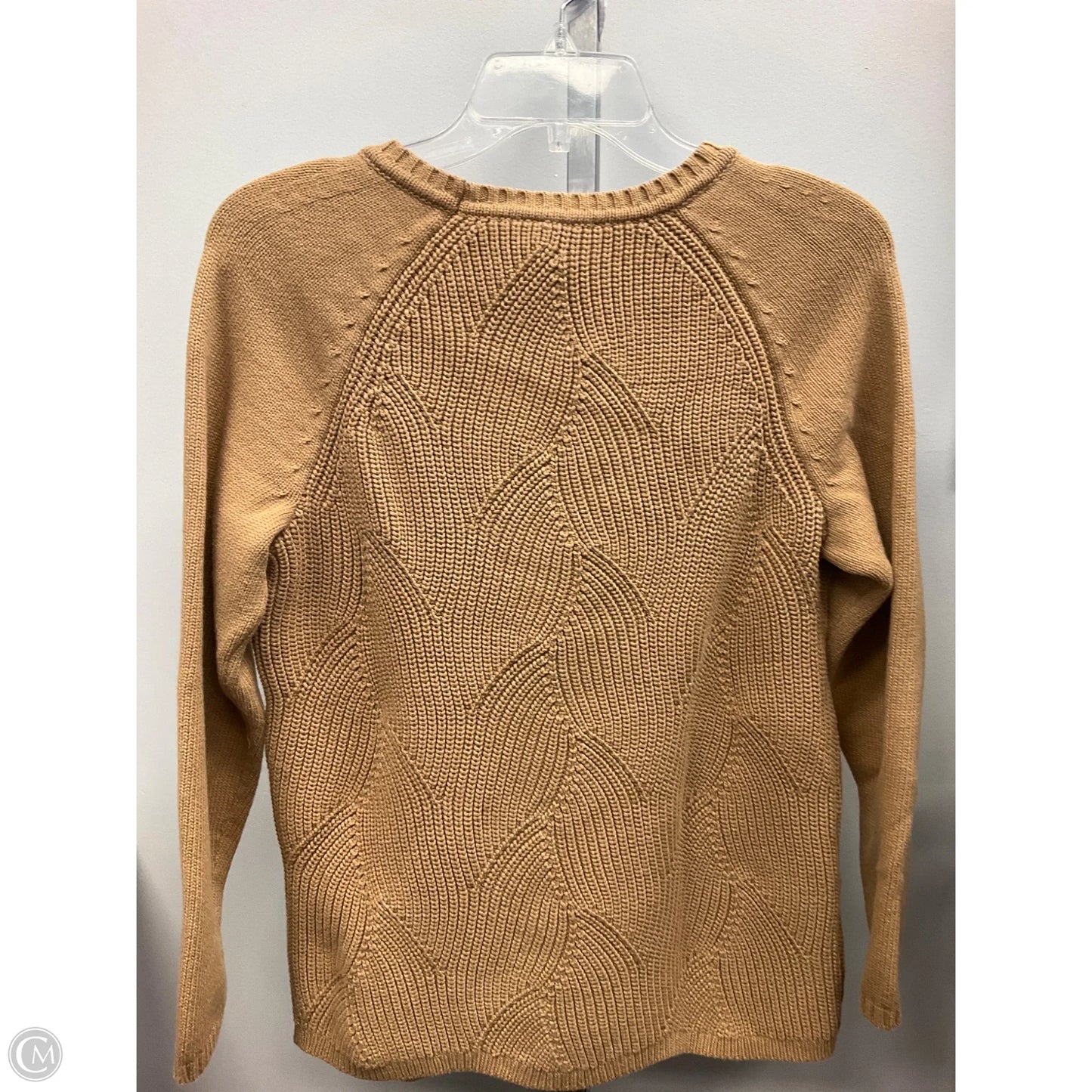 Sweater By Talbots In Tan, Size: Lp