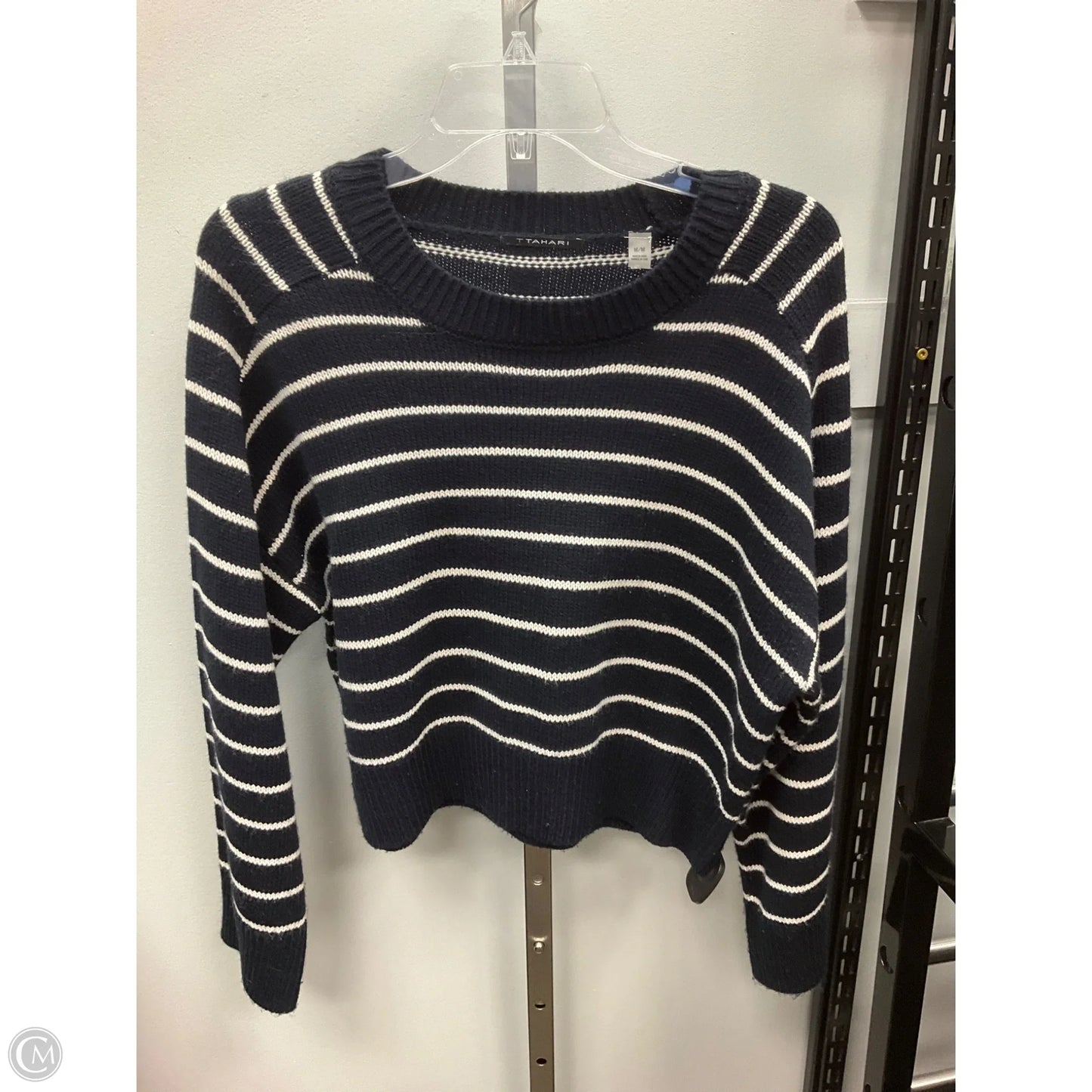 Sweater By T Tahari In Striped Pattern, Size: M