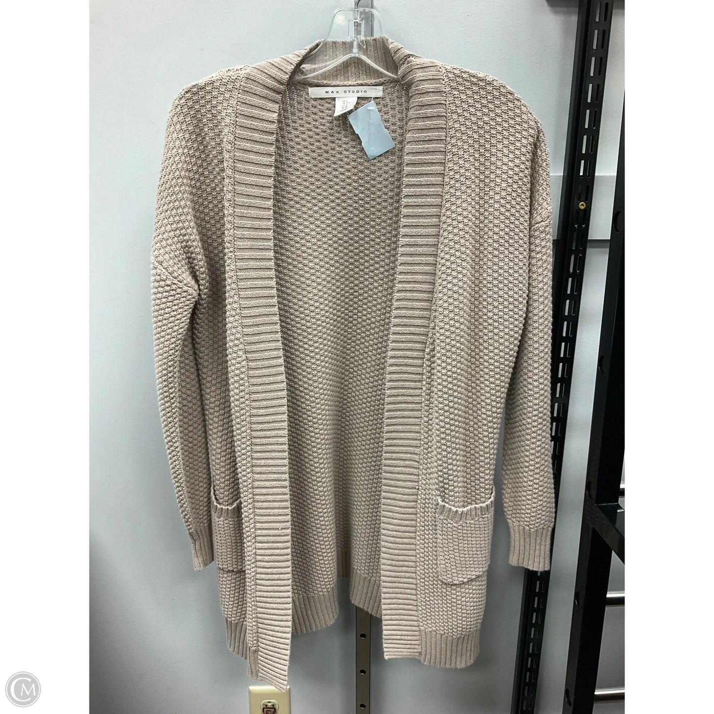 Sweater Cardigan By Max Studio In Cream, Size: S