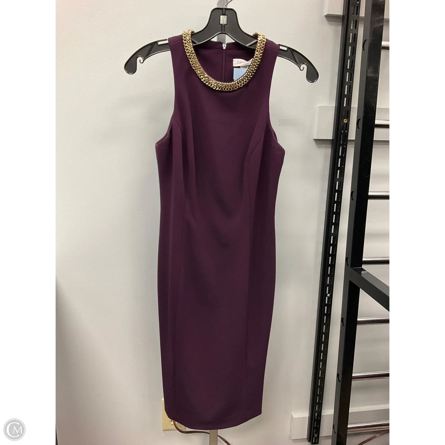 Dress Party Short By Calvin Klein In Purple, Size: 2