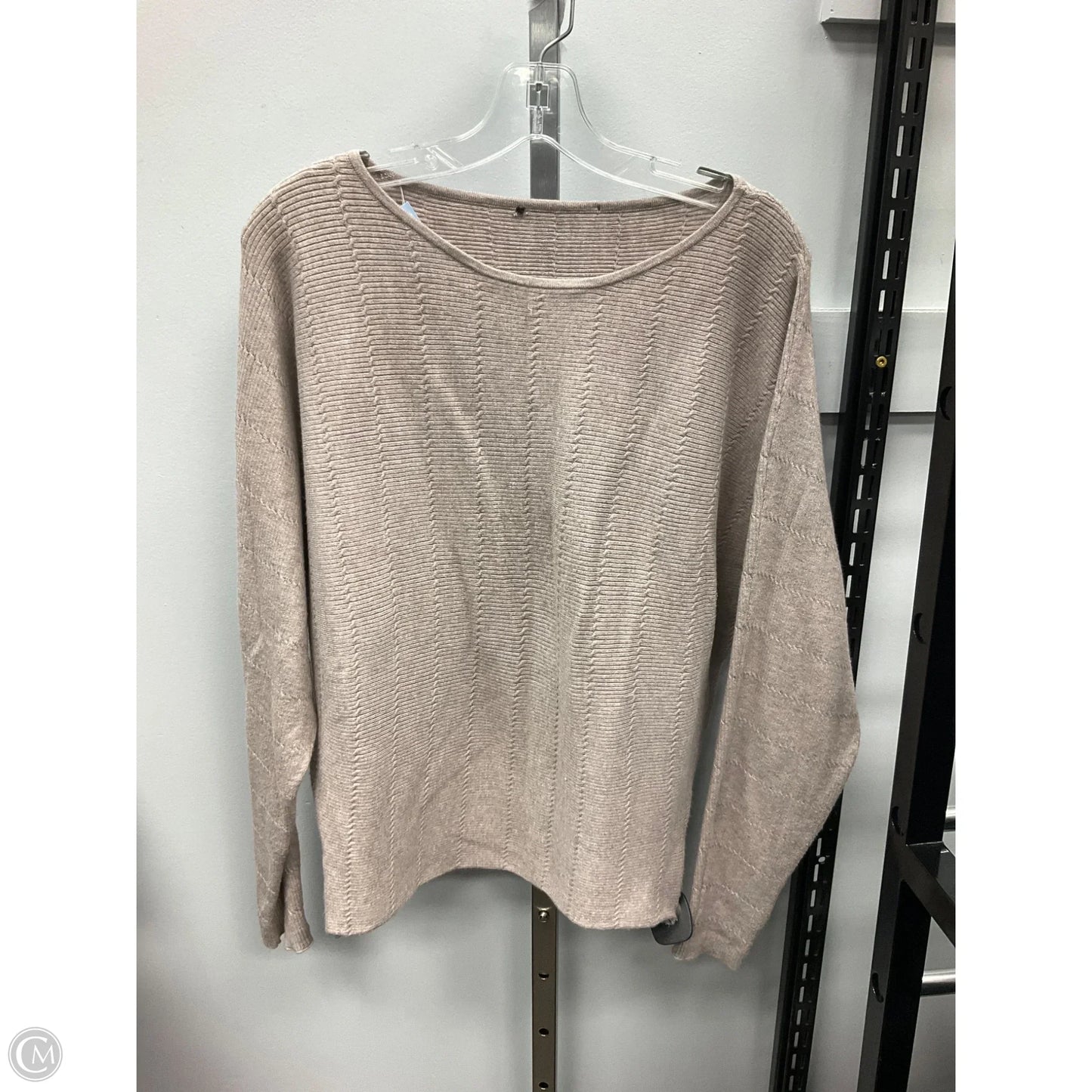 Top Long Sleeve By Clothes Mentor In Cream, Size: S