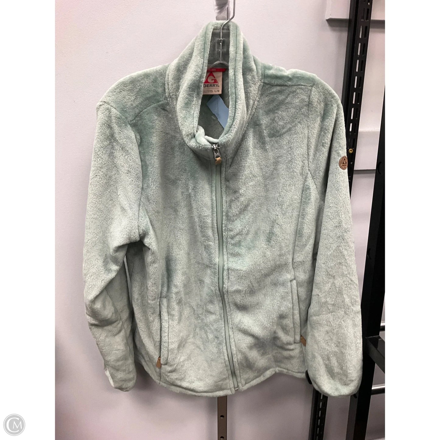 Jacket Fleece By Gerry In Green, Size: L