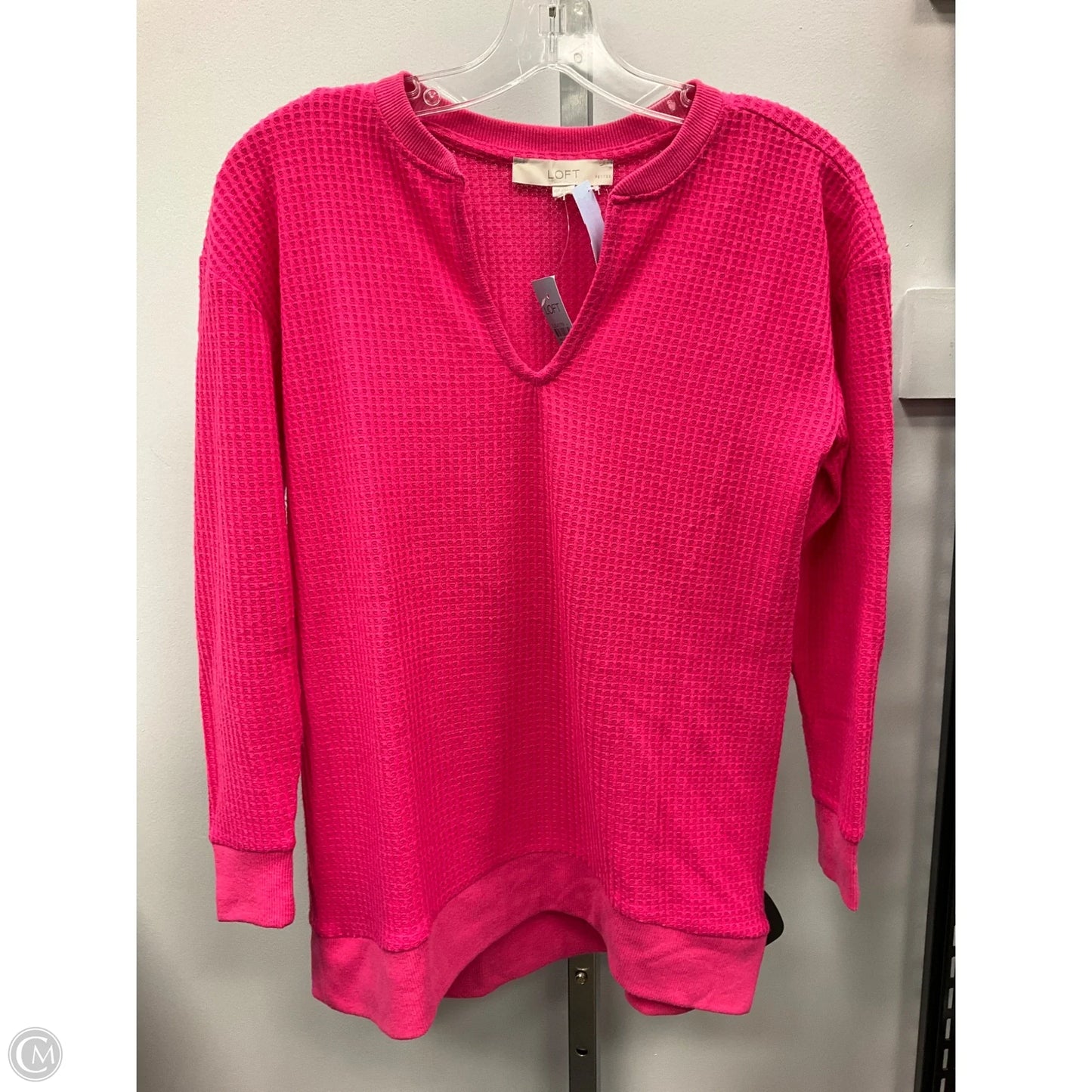 Top Long Sleeve By Loft In Pink, Size: Xs
