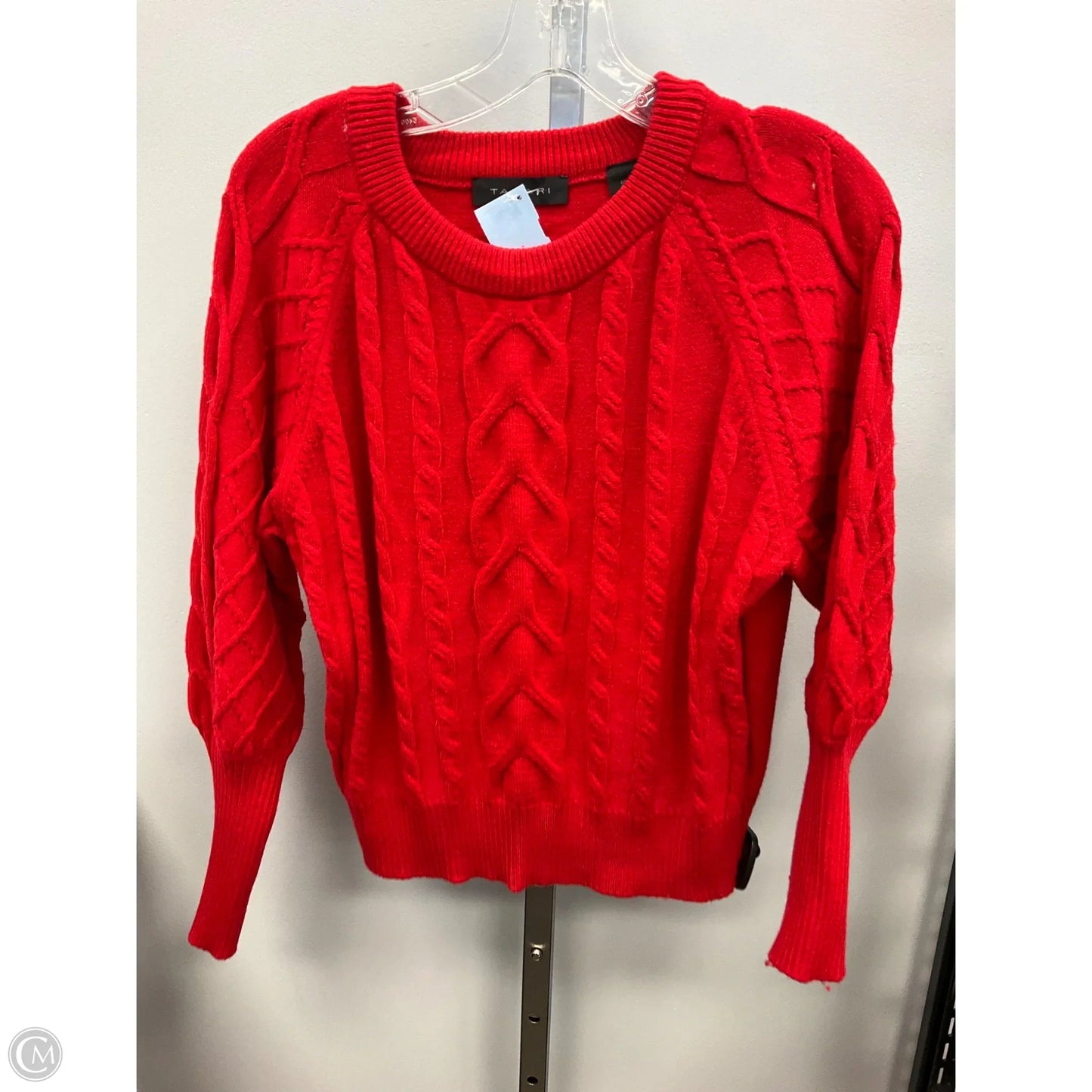 Sweater By Tahari In Red, Size: L