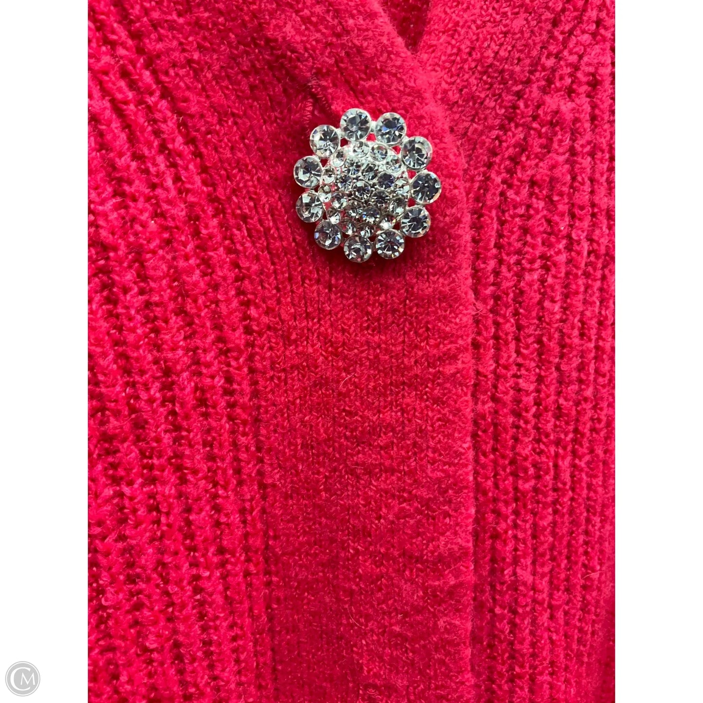 Sweater Cardigan By Ava & Viv In Pink, Size: Xxl