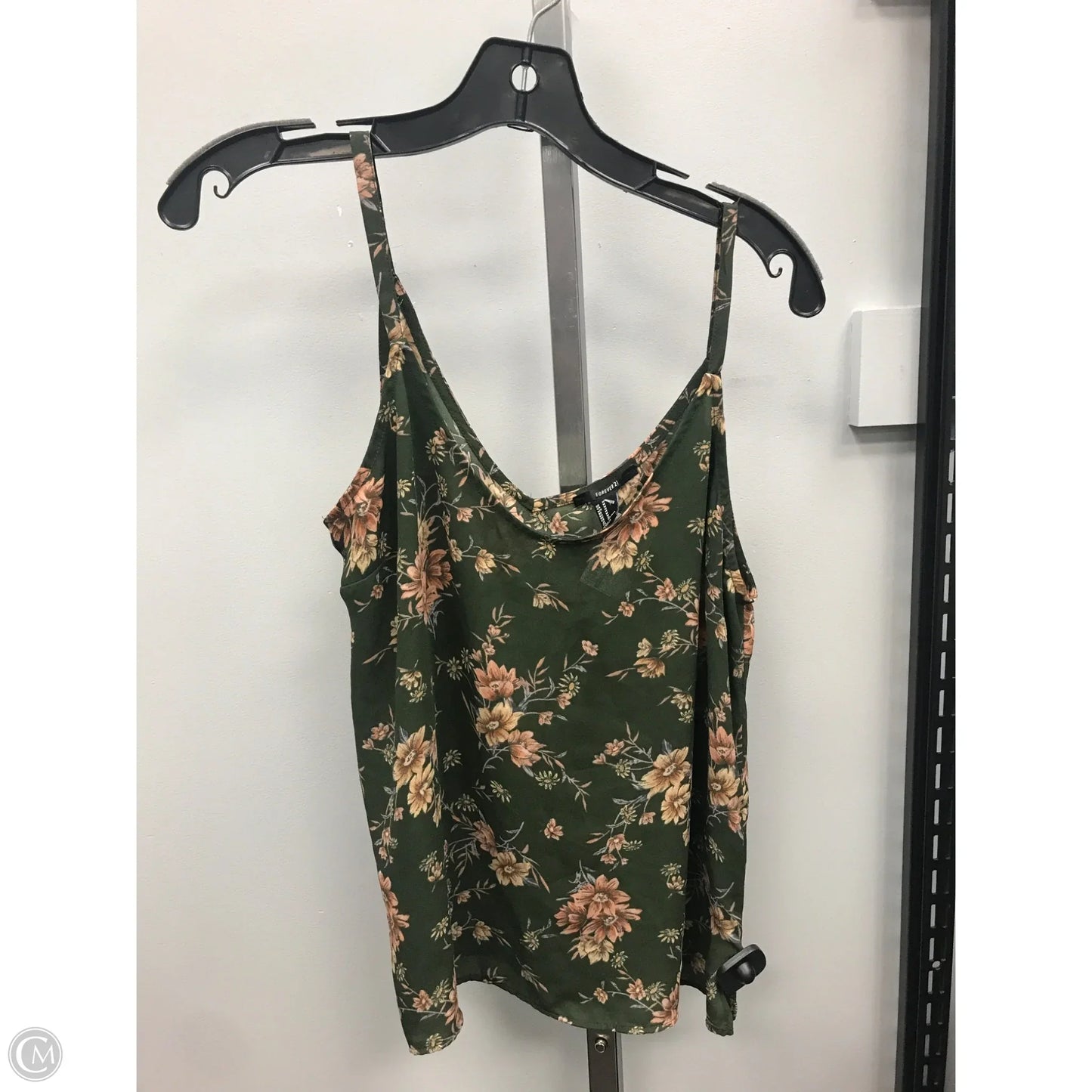 Top Cami By Forever 21 In Floral Print, Size: M