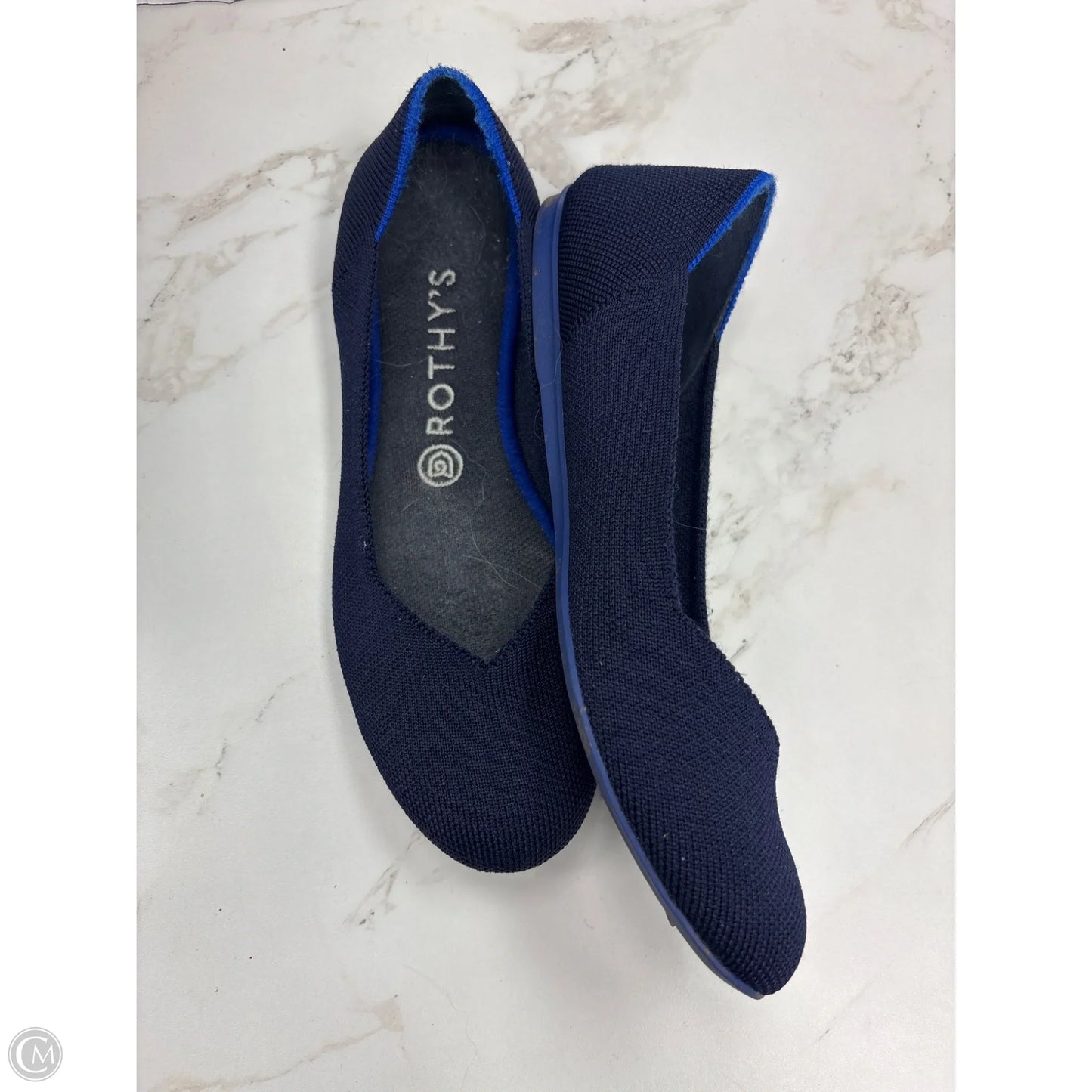 Shoes Flats By Rothys In Navy, Size: 8.5