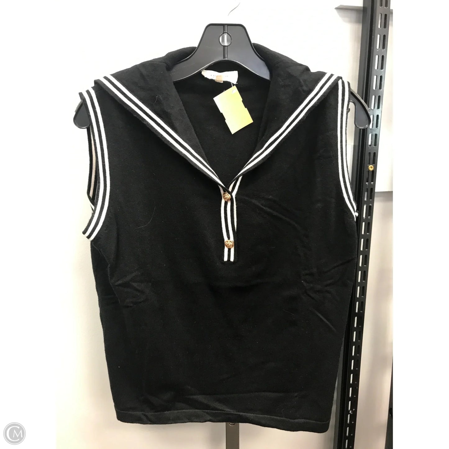 Top Sleeveless By Cmc In Black, Size: M