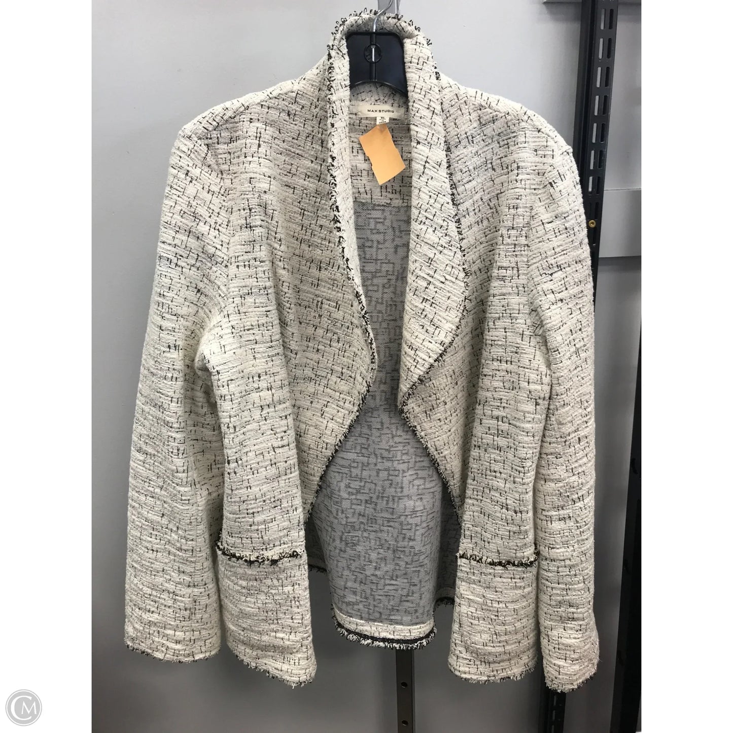 Cardigan By Max Studio In Cream, Size: Xl