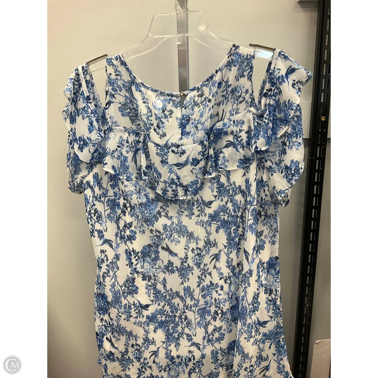 Top Short Sleeve By Kim & Cami In Black, Size: 2x