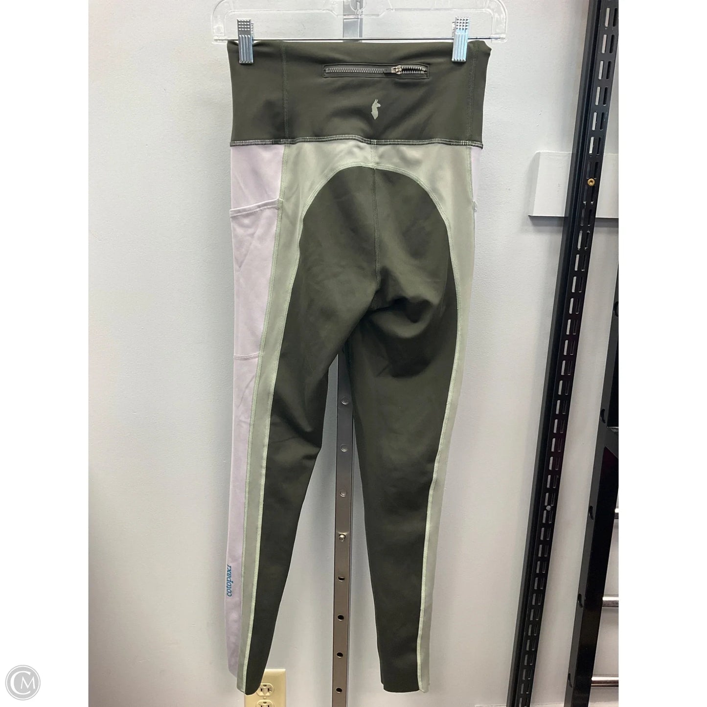 Athletic Leggings By Cotopaxi In Gold & Grey, Size: S