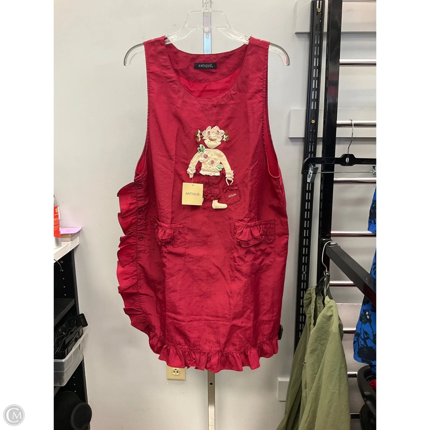 Dress Casual Short By Clothes Mentor In Maroon, Size: M