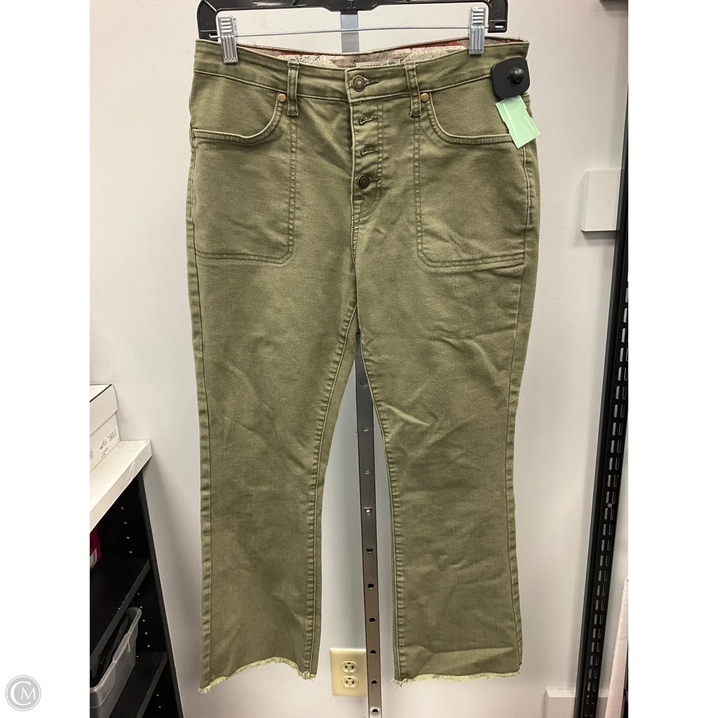 Jeans Boot Cut By Frye And Co In Green Denim, Size: 10
