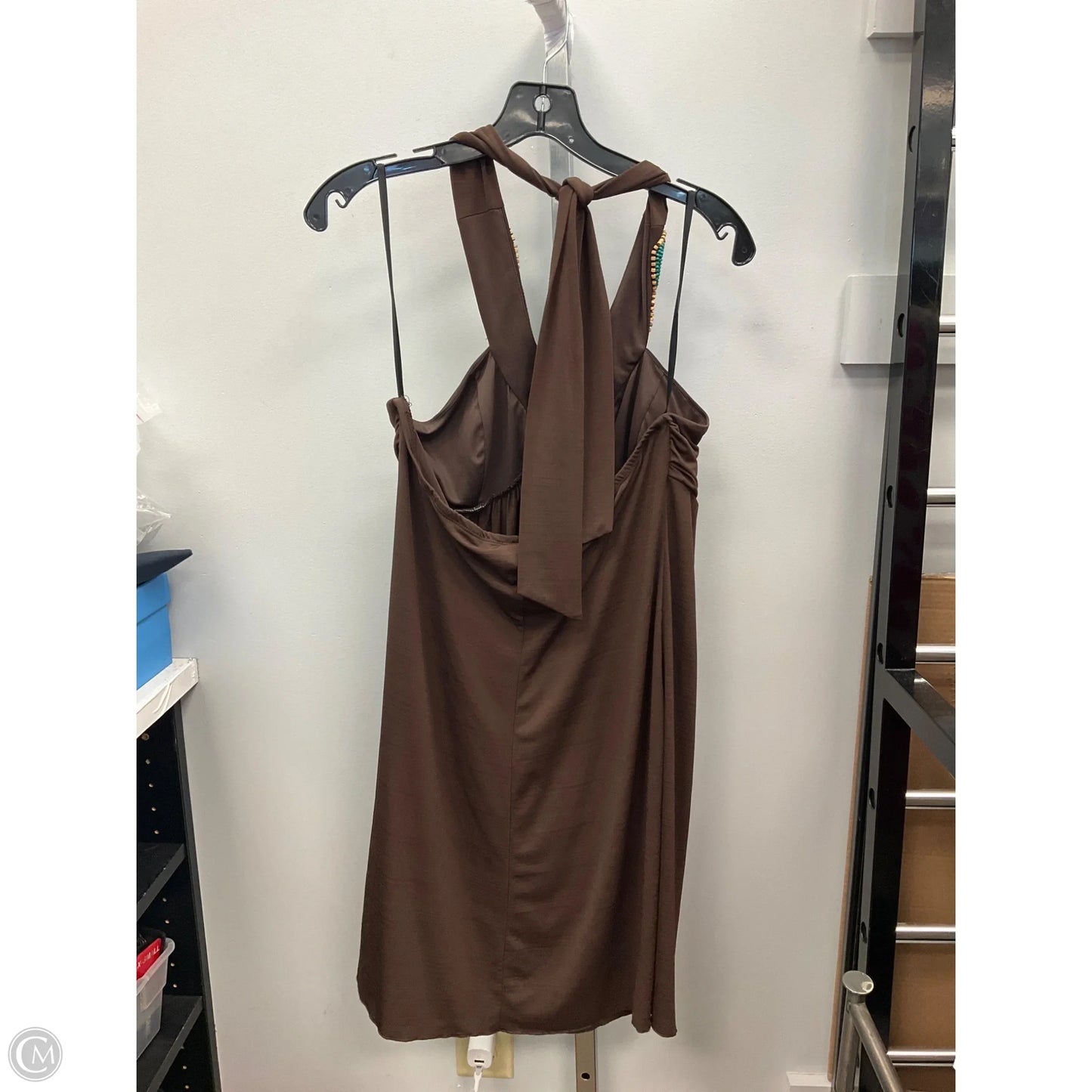 Dress Casual Short By Iz Byer In Brown, Size: Xl