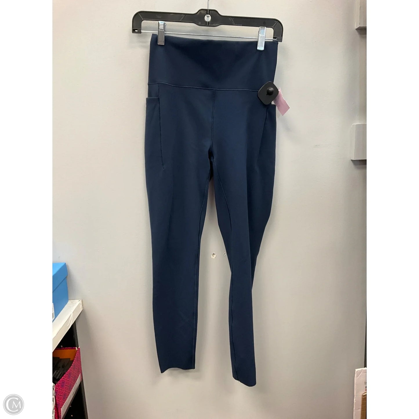Athletic Leggings Capris By Spyder In Blue, Size: S