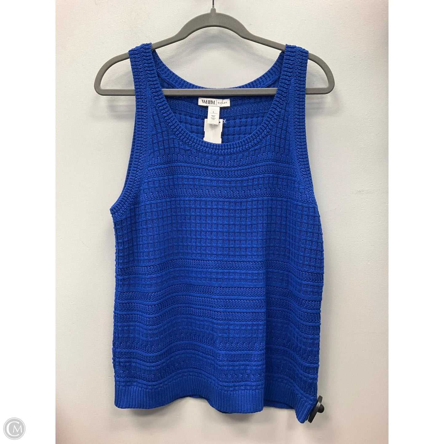 Top Sleeveless By White House Black Market In Blue, Size: L
