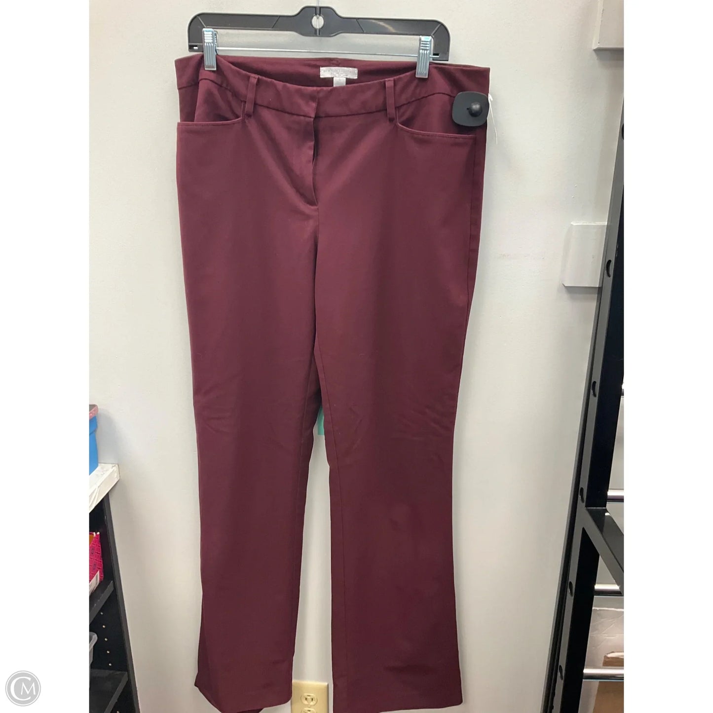 Pants Dress By New York And Co In Maroon, Size: 10