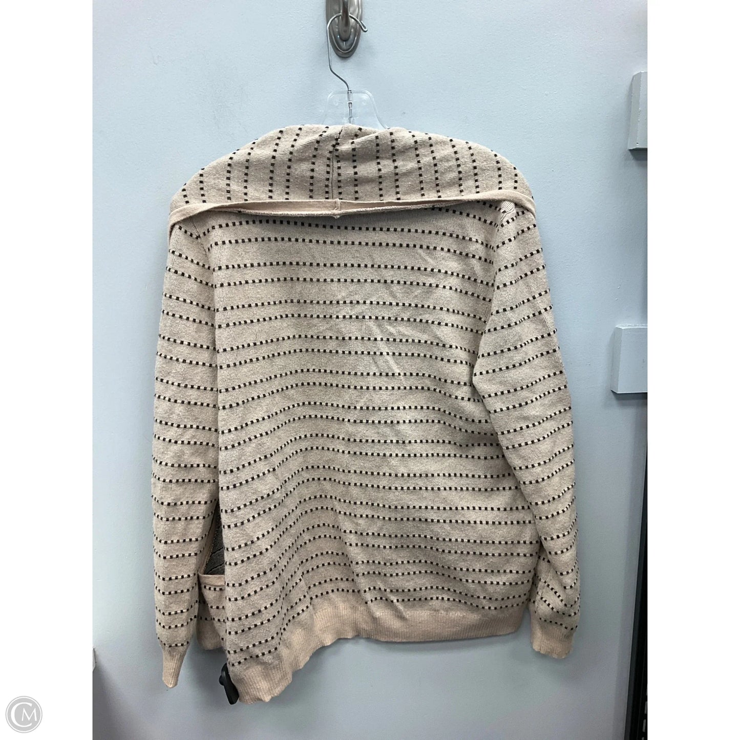 Cardigan By Cmc In Black & Cream, Size: Xl