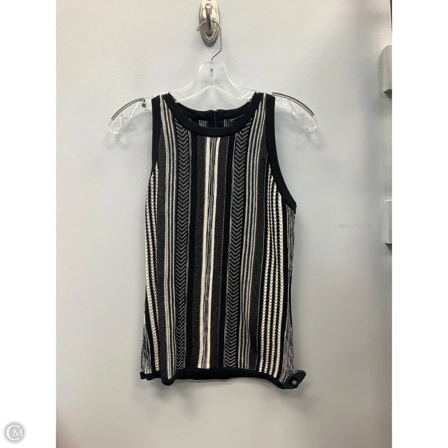 Top Sleeveless By White House Black Market In Black & Cream, Size: Xs