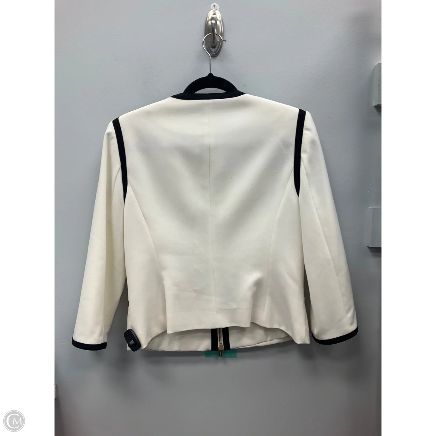Jacket Other By Calvin Klein In Cream, Size: 10