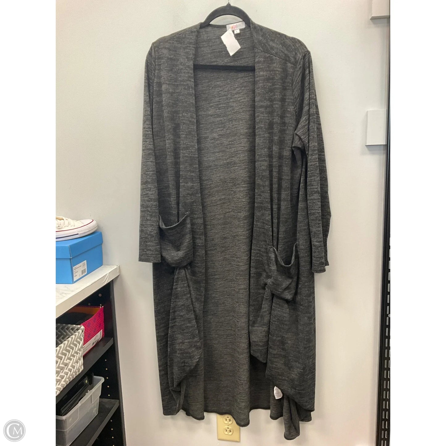 Cardigan By Lularoe In Grey, Size: L