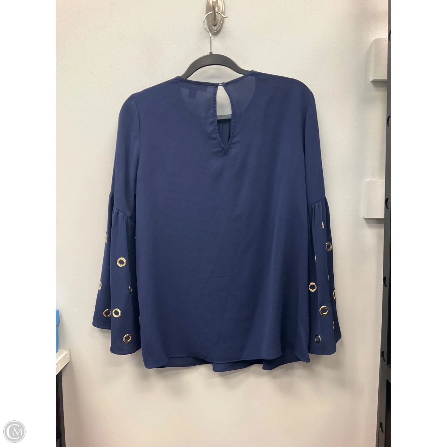 Top Long Sleeve By Michael By Michael Kors In Navy, Size: M