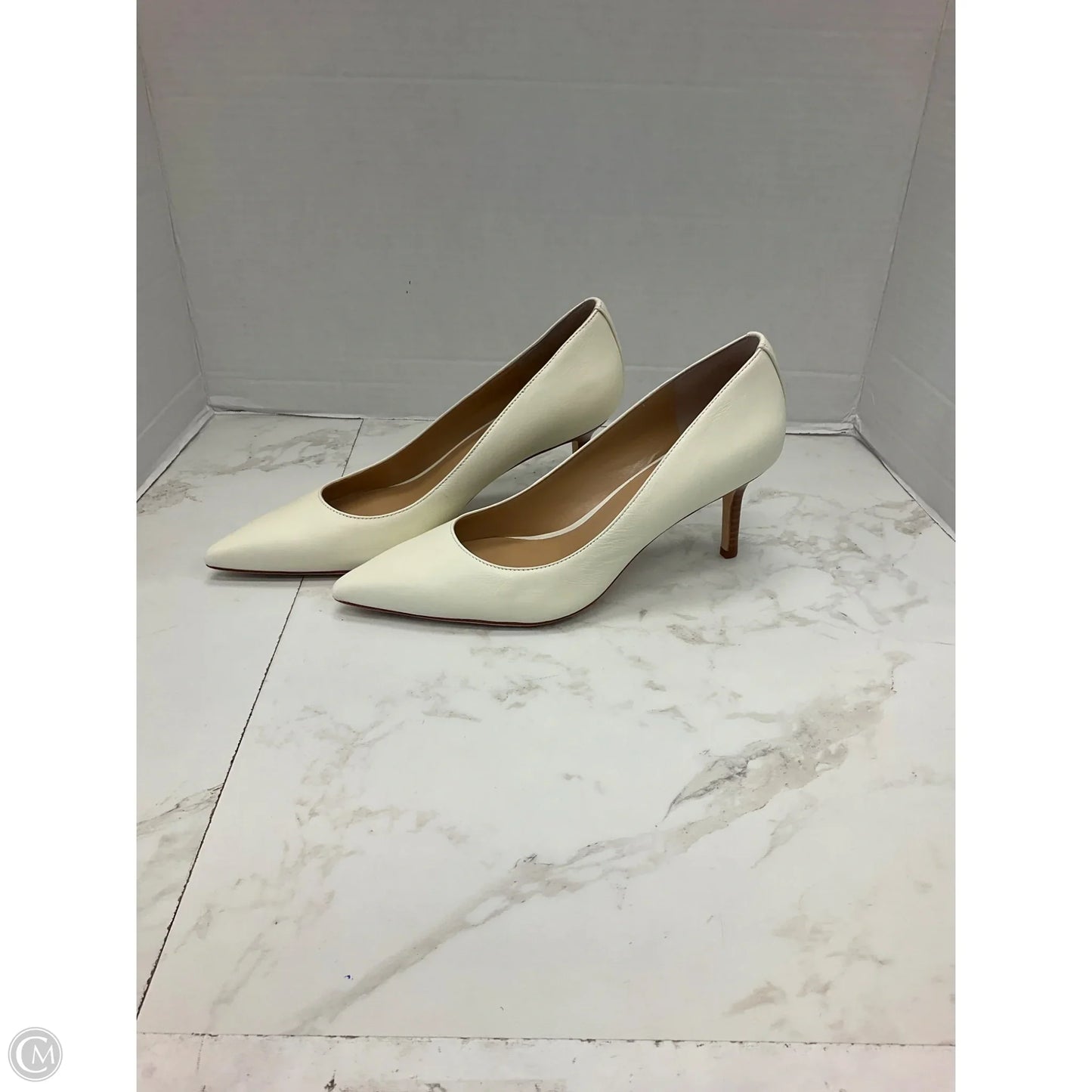 Shoes Heels Kitten By Lauren By Ralph Lauren In Cream, Size: 6.5
