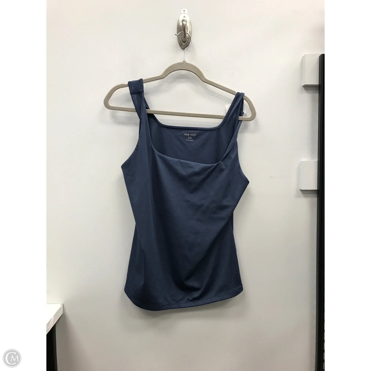 Top Sleeveless Basic By Nine West In Blue, Size: Xxl