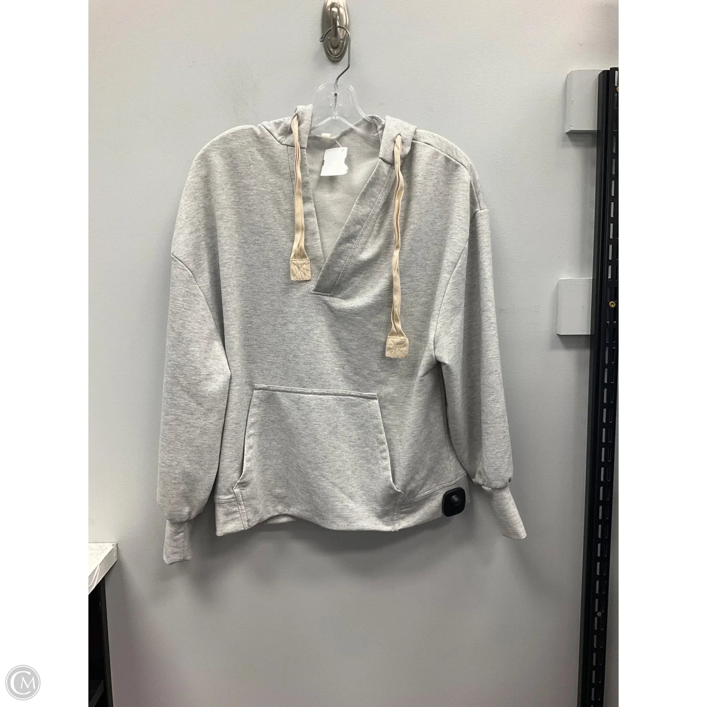 Sweatshirt Hoodie By Fabletics In Grey, Size: Xxs