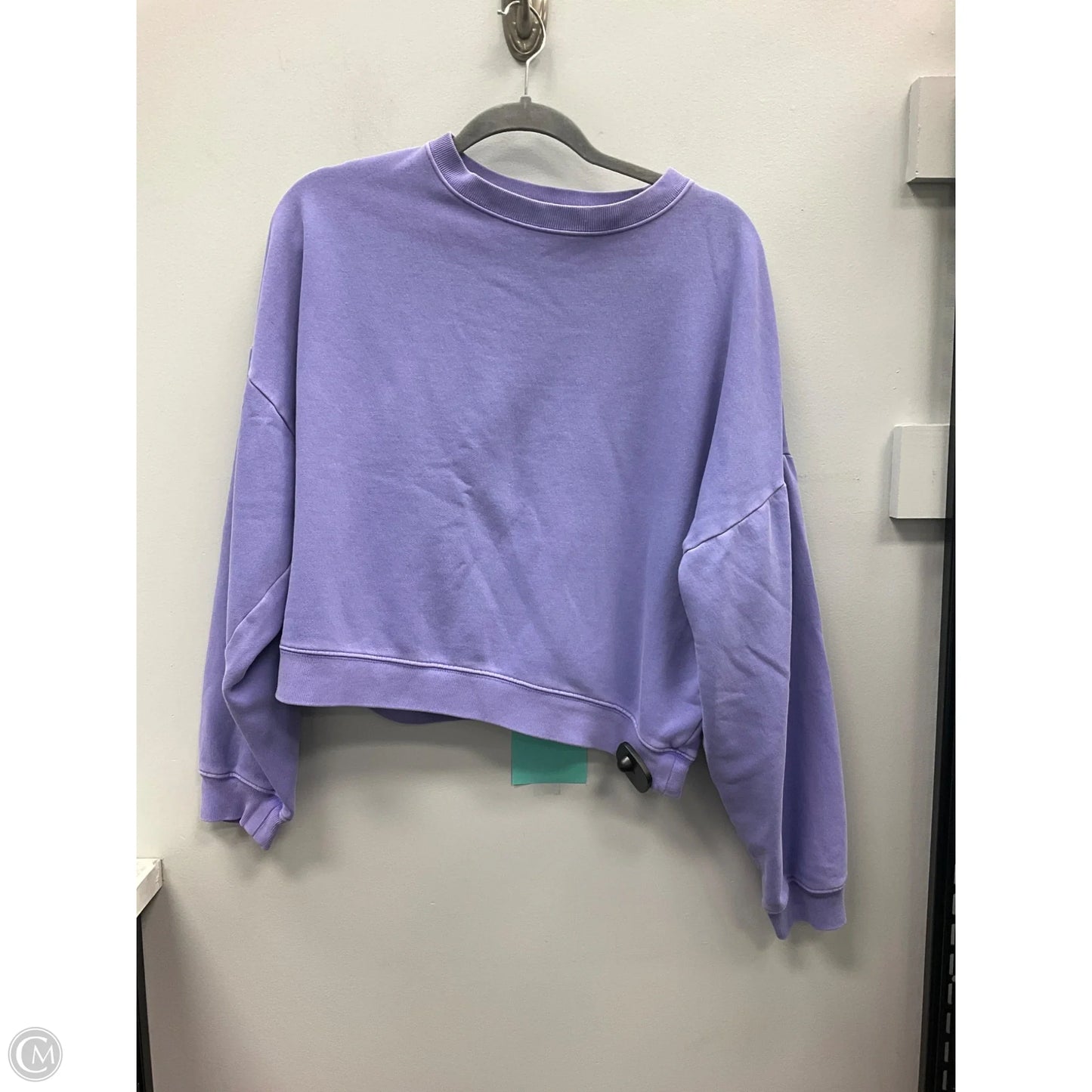 Sweatshirt Crewneck By Gap In Purple, Size: M
