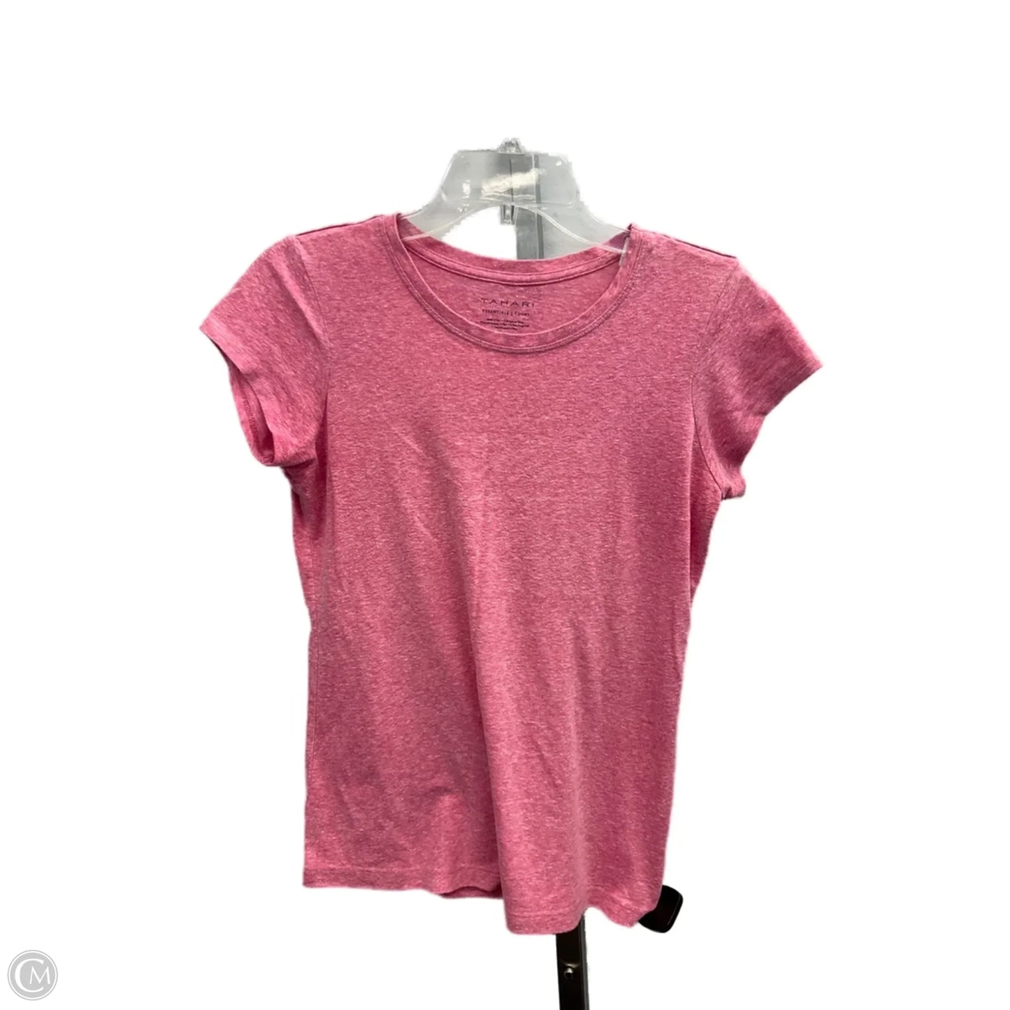 Top Short Sleeve By Tahari By Arthur Levine In Pink, Size: S