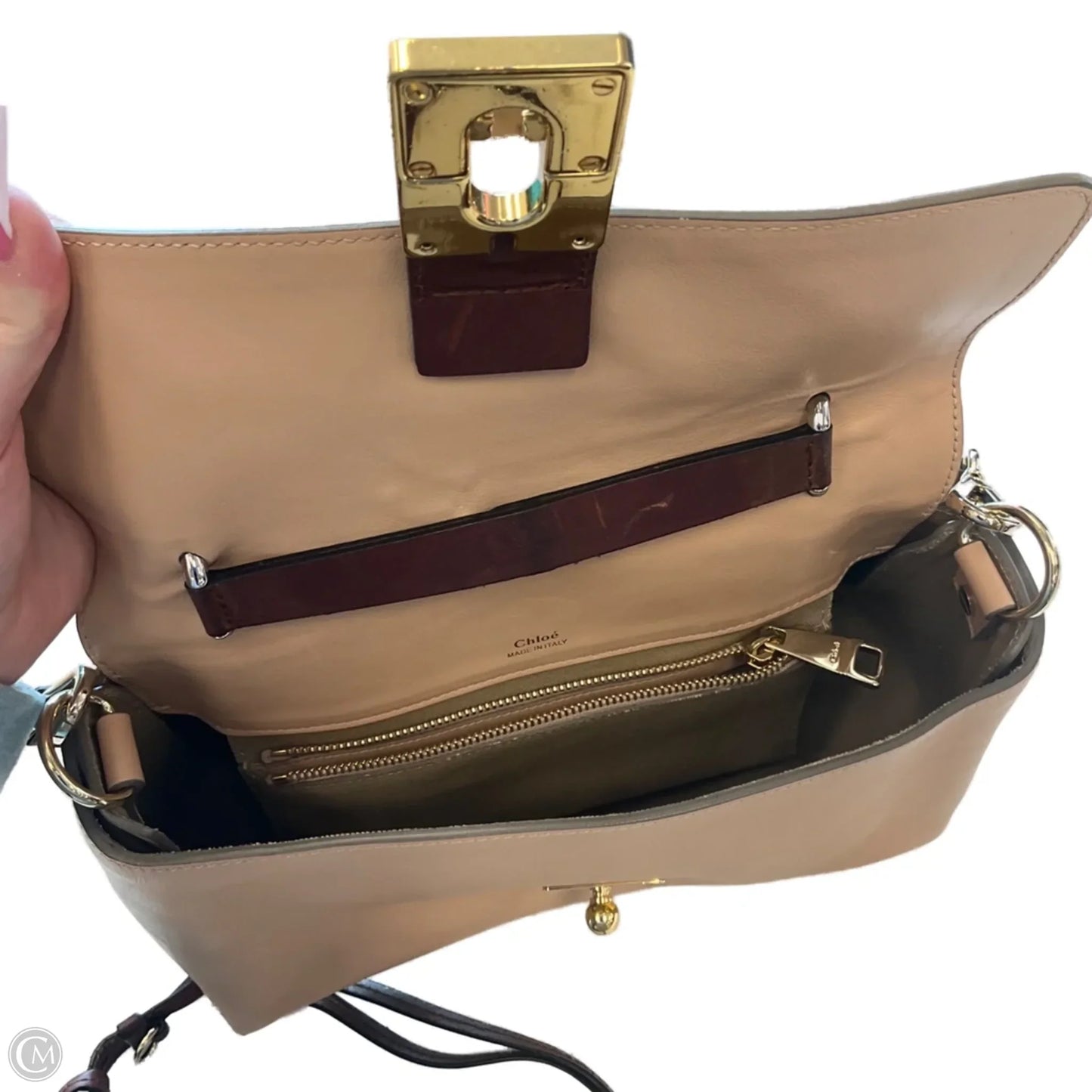 Handbag Luxury Designer By Chloe, Size: Medium