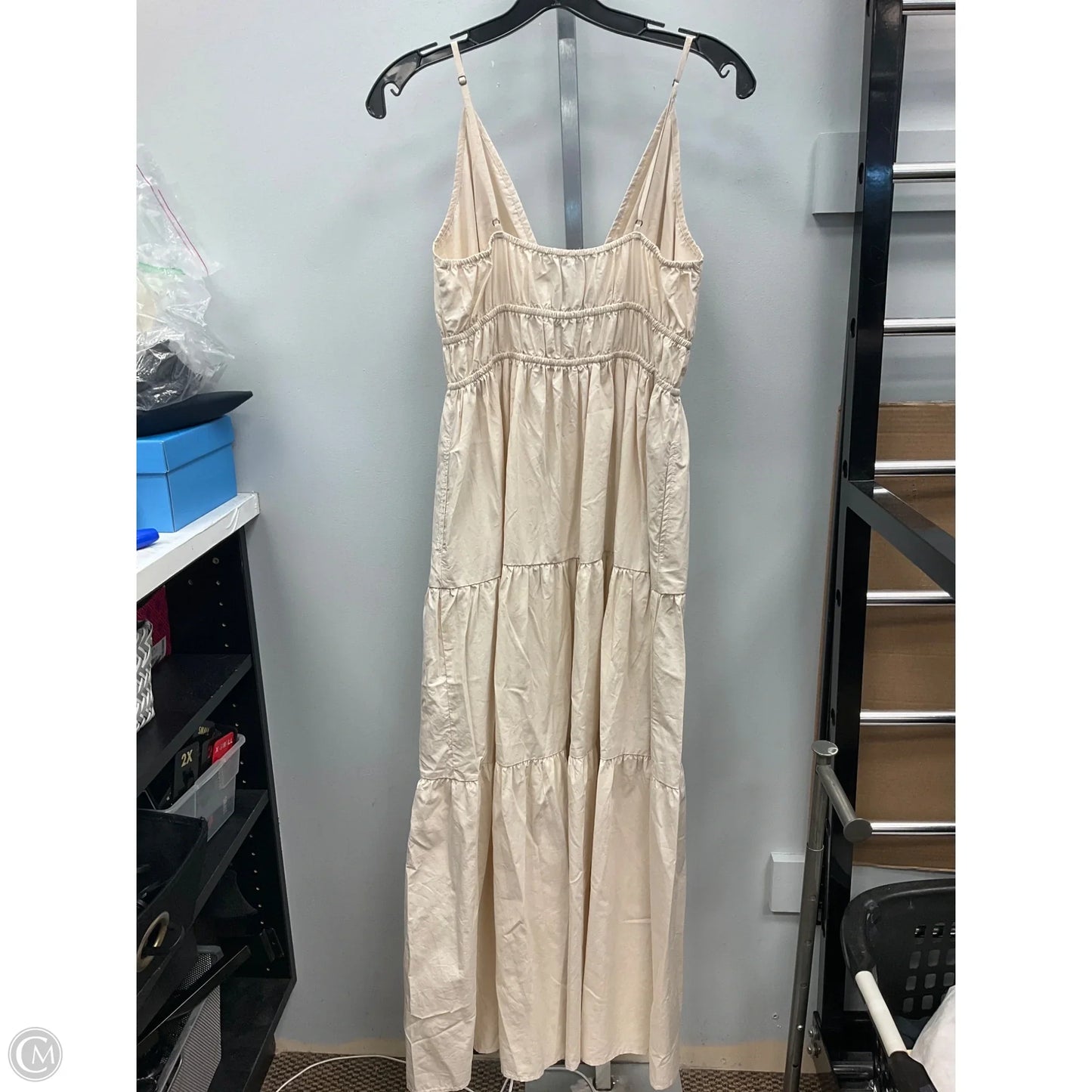 Dress Casual Maxi By Clothes Mentor In Cream, Size: S