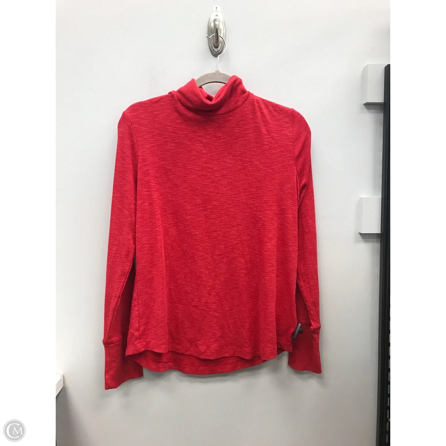 Top Long Sleeve By Gap In Red, Size: L
