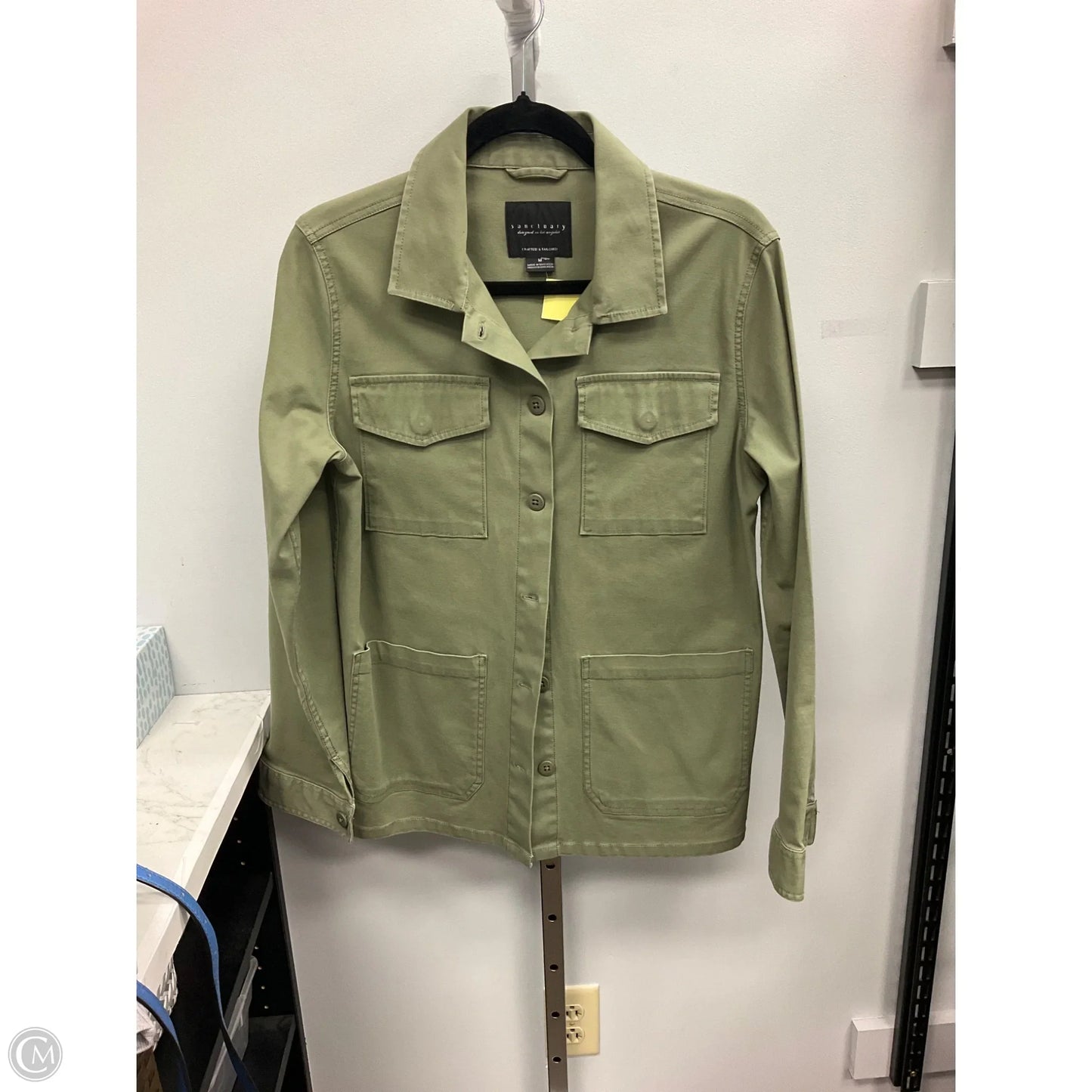 Jacket Shirt By Sanctuary In Green, Size: M